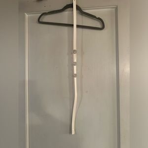 NWOT Kate Spade white leather belt